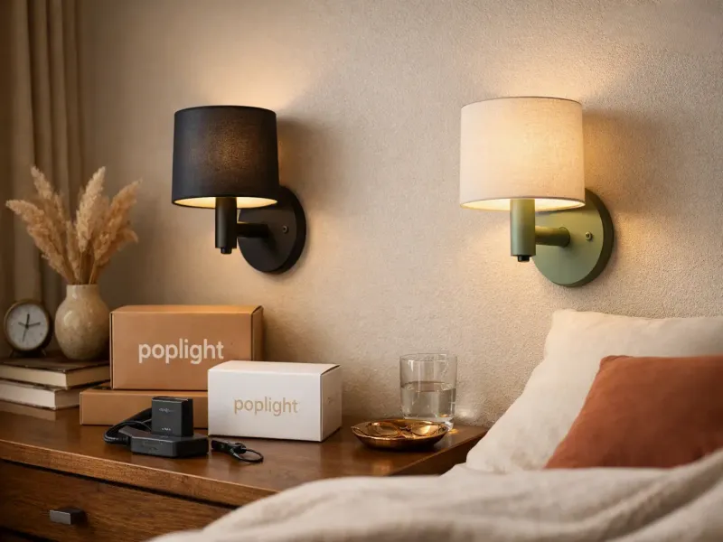 Poplight Wall Sconces Stylish Renter Friendly Lighting Solutions