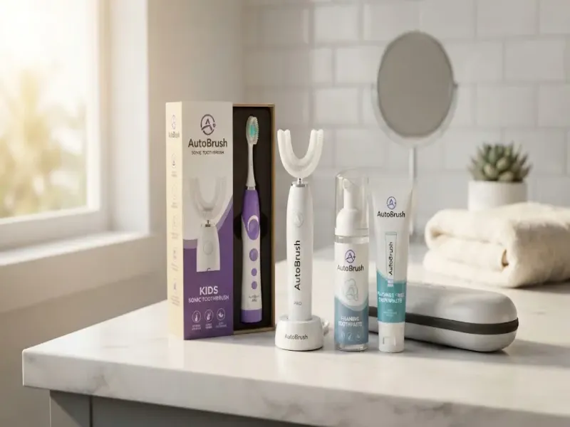 AutoBrush Kids Toothbrush Adults Whitening Kits Accessories and Oral Care Bundles